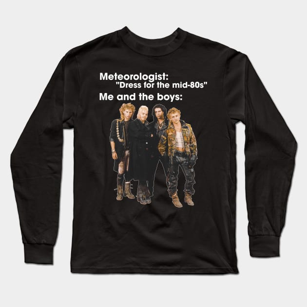 Me and the Lost Boys Long Sleeve T-Shirt by darklordpug